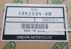 ORIENTAL MOTOR 4RK25GN-AM BRAKE MOTOR (BR2.3B4)(BR2.3B5) - Picture 1 of 1