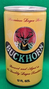 BUCKHORN Premium Lager Beer Can Aluminum Pull Tab VTG RARE HTF FREE SHIPPING! - Picture 1 of 4