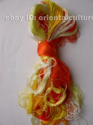 Chinese 100%real natural mulberry silk,hand-dyed embroidery silk floss/thread - Image 1 of 4
