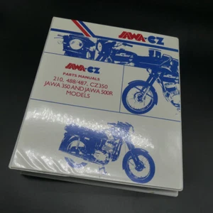 Jawa-CZ Teilehandbücher 350cc & 500cc, original, NOS, in englischer Sprache - Bild 1 von 5