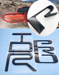 Double Layer Gloss Black TAILGATE TRD PRO LETTER FOR TOYOTA TUNDRA 2022 - 2023 - Foto 1 di 5
