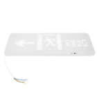  Safe Exit Instructions Stainless Steel Signs with Emergency Lights Indicator