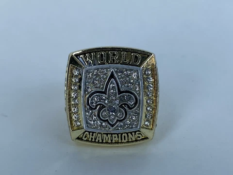 New Orleans Saints Super Bowl Ring 2010 Championship Ring Collectors Ring Brees Cover