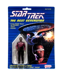 Lieutenant Georgi La Forge Star Trek Next Generation Galoob Action Figure 1988 - Picture 1 of 7