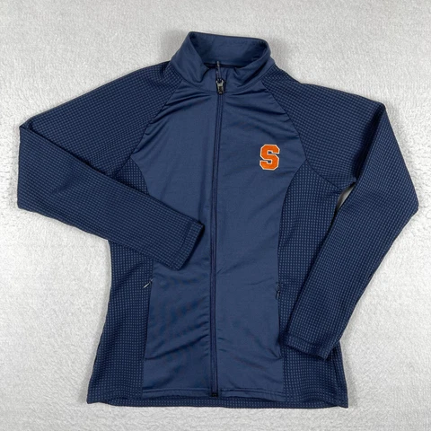 Syracuse Orange Jacket Womens Small Blue Full Zip Antigua Golf Basketball Cover