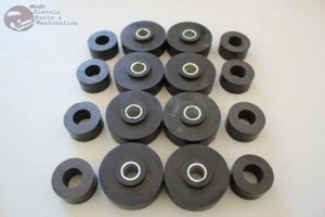 60-64 Impala Body Mount Frame Rubber Bushing Insert Kit Set Fullsize Chevy New - Picture 1 of 7