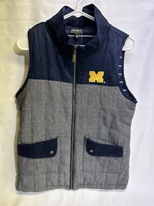 Michigan Wolverines Gameday Couture Women's Quilted Zip-Up Vest Size Medium NWT - Picture 1 of 6