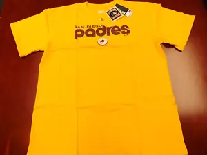 NWT MAJESTIC MLB SAN DIEGO PADRES COOPERSTOWN COLLECTION T-SHIRT SIZE 2XL - Picture 1 of 4