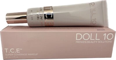 Doll 10 T.C.E Super Coverage Makeup LIGHT 2 oz Jumbo Size - New In Box - Image 1 of 4