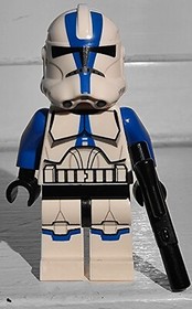 LEGO Minifigure- Clone Trooper, 501st (Phase 2) (Large Eyes) (sw0445) Star Wars