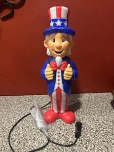 14" Patriotische Uncle Sam Blasform Union Juy 4. Dekor SH 4 - Bild 1 von 6
