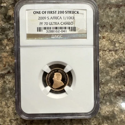 2012 Gold Krugerrand NGC PF 70 Ultra Cameo 1/10 - One of First 300 Struck! - Image 1 of 4