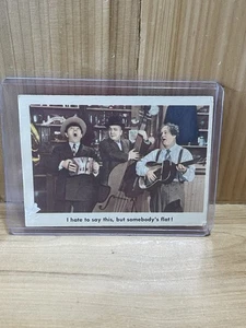 1959 Fleer The 3 Stooges #79 I Hate To Say This But Somebodys Flat - Picture 1 of 2