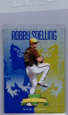 2024 Panini Crusade - Crusade Robby Snelling #32 Blue Prizm (RC) - Image 1 of 2