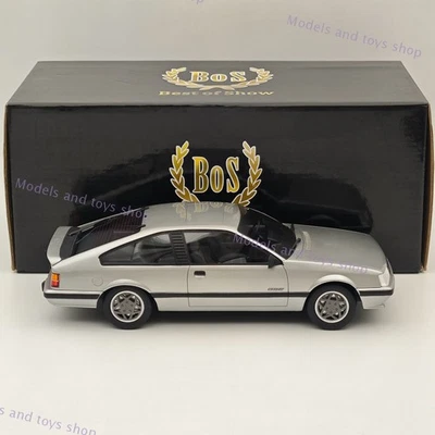 BOS 1:18 Opel Monza GSE 1983 Silver BOS053 Resin Model Car Collection Used - Image 1 of 4