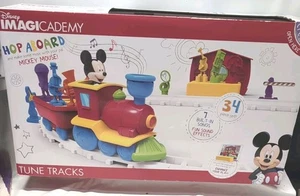 Disney Imagicademy Tune Tracks Mickey Mouse Train Toy Musical Playset New in Box - Picture 1 of 5
