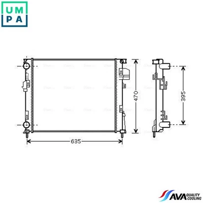 RADIATOR ENGINE COOLING RTA2303 FOR RENAULT TRAFIC/II/Bus/Van/Platform/Chassis - Image 1 of 4