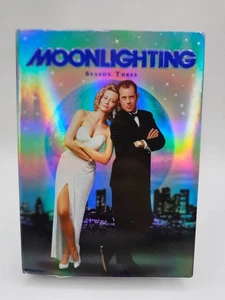 Moonlighting: Season 3 (DVD, 2006, 4-Disc Set) Bruce Willis, Cybil Shepherd - Foto 1 di 15