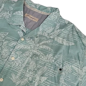 Tommy Bahama Herren 3XT Floral Tropical Print Kurzarm Hawaii Camp Hemd - Bild 1 von 8
