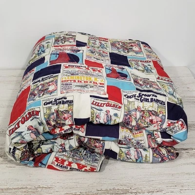 Edredón de retazos hecho a mano 76" X 76" retro cottagecore grannycore Foto 1 de 4