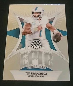 2024 Panini Mosaic Football Epic Performers #EP-TT Tua Tagovailoa Miami Dolphins - Bild 1 von 2