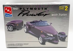 VINTAGE AMT ERTL 1997 PLYMOUTH PROWLER w TRAILER 8588 MODEL KIT 1/25 NOS SEALED - Bild 1 von 6