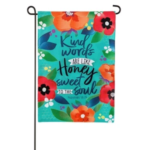 Bandera de arpillera de jardín Kind Words, 14b9480 - Imagen 1 de 2