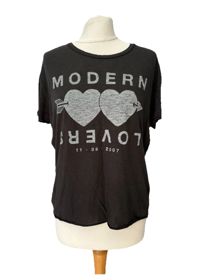 Zoe Karssen T-shirt Size S Cropped Short Sleeve Cotton Blend Women’s  - Image 1 of 4