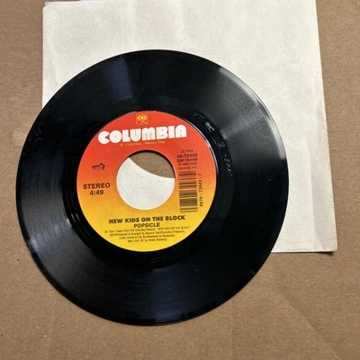 New Kids On The Block Let's Try It Again/Popsicle 1990 Columbia 45 - Image 1 of 4