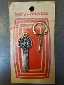 FORD THUNDERBIRD Logo Gold Plated KEY BLANK Chain 1965-1967 NOS Vintage CREST - Picture 1 of 6