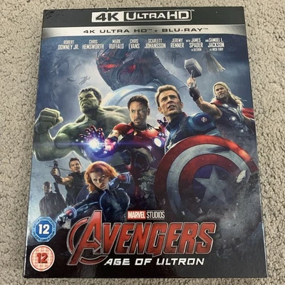 Avengers - Age Of Ultron 4K UHD Blu-ray New Sealed With Slipcover - Image 1 of 2