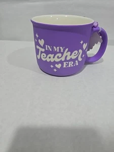 Sunday Morning Ceramics Soft Mug In My Teacher Era Purple New! - Picture 1 of 6