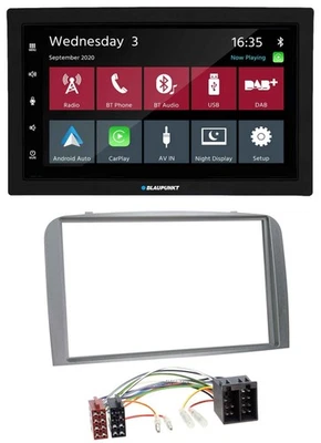 Blaupunkt 2DIN MP3 USB Bluetooth DAB Autoradio für Alfa Romeo 147 GT 00-10 silbe - Bild 1 von 4