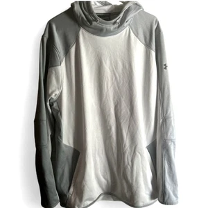Sudadera con capucha Under Armour blanca y gris talla XXL/TTG manga larga  - Imagen 1 de 5