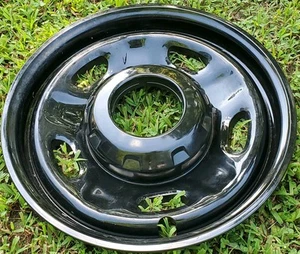 10-25 Ford F250 F350 XL Super Duty 4x4 17" Black Wheel Skin Rim Cover Hub Cap - Picture 1 of 4