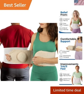 Cinturón de hernia discreto para recuperación | Soporte para cesárea y abdominoplastia | L/XL Foto 1 de 4
