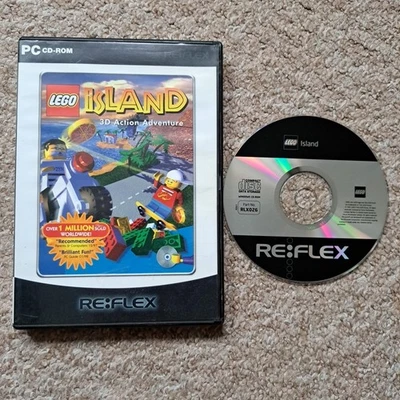Lego Island 3d Action Adventure PC Game CD ROM Reflex Action Kids Rare English - Image 1 of 4