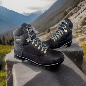 TIMBERLAND TREKKER PREMIUM WATERPROOF HIKER BOOTS BLACK/BLACK MENS SIZE 11.5 - Picture 1 of 9
