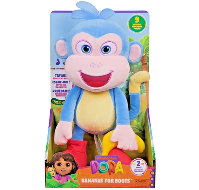 Dora Bananas For Boots Talking Plush Boots Monkey Toy MISSING BANANA - image 1 of 4