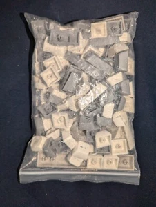 key caps no keyboard only key caps (123 keys) (grey,light grey,beige not broken - Picture 1 of 3
