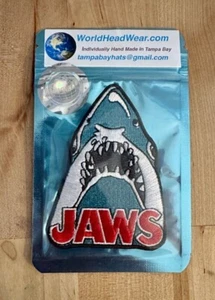 JAWS Patch Vintage Style Collectable Embroidered Patch for Iron-on Application - Picture 1 of 2
