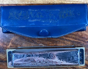 Vintage Kay Nashville C Mundharmonika mit Koffer diatonisch Made In Korea - Bild 1 von 4