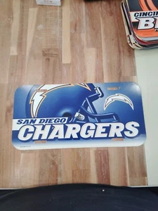 Vintage San Diego Chargers Plastic License Plate - Picture 1 of 4