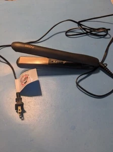 Sedu-Flat Iron Hair Straightener-1 Inch Barrel-Black-Model #AT970-All Hair Types - Picture 1 of 4