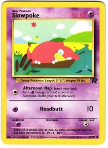 Slowpoke 67/82 Pokemon Gen 1: Team Rocket - Imagen 1 de 5