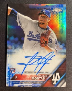 Frankie Montas 2016 Topps Chrome Auto #RA-FM Blue Refractor 115/150 - Rookie RC