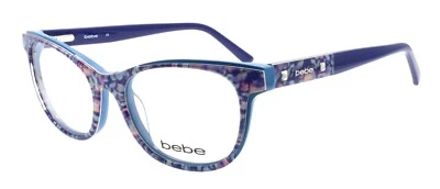 Monturas de gafas para mujer Bebe BB5198 400 51-17-135 azul marino floral Foto 1 de 3