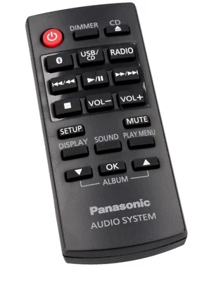 GENUINE PANASONIC N2QAYB000984 REMOTE CONTROL FOR SC-HC395 SC-HC397 Hi-Fi - Image 1 of 2