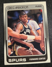1988-89 Fleer GREG ANDERSON #101 Rookie Card RC Mint