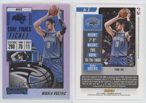 2018-19 Panini Contenders Conference Finals Ticket /135 Nikola Vucevic #5